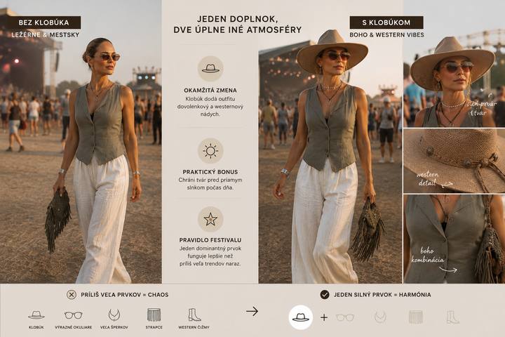Festivalový look Ivana Gáborík